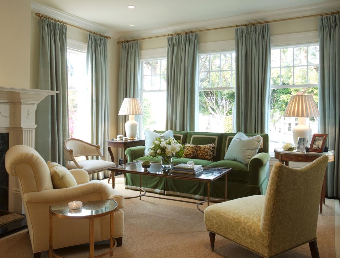 Living room curtains - 25 methods to add a taste of royalty to your