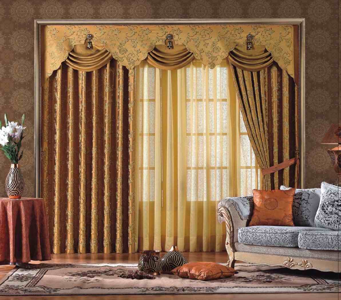 Living room curtains 25 methods to add a taste of royalty to your