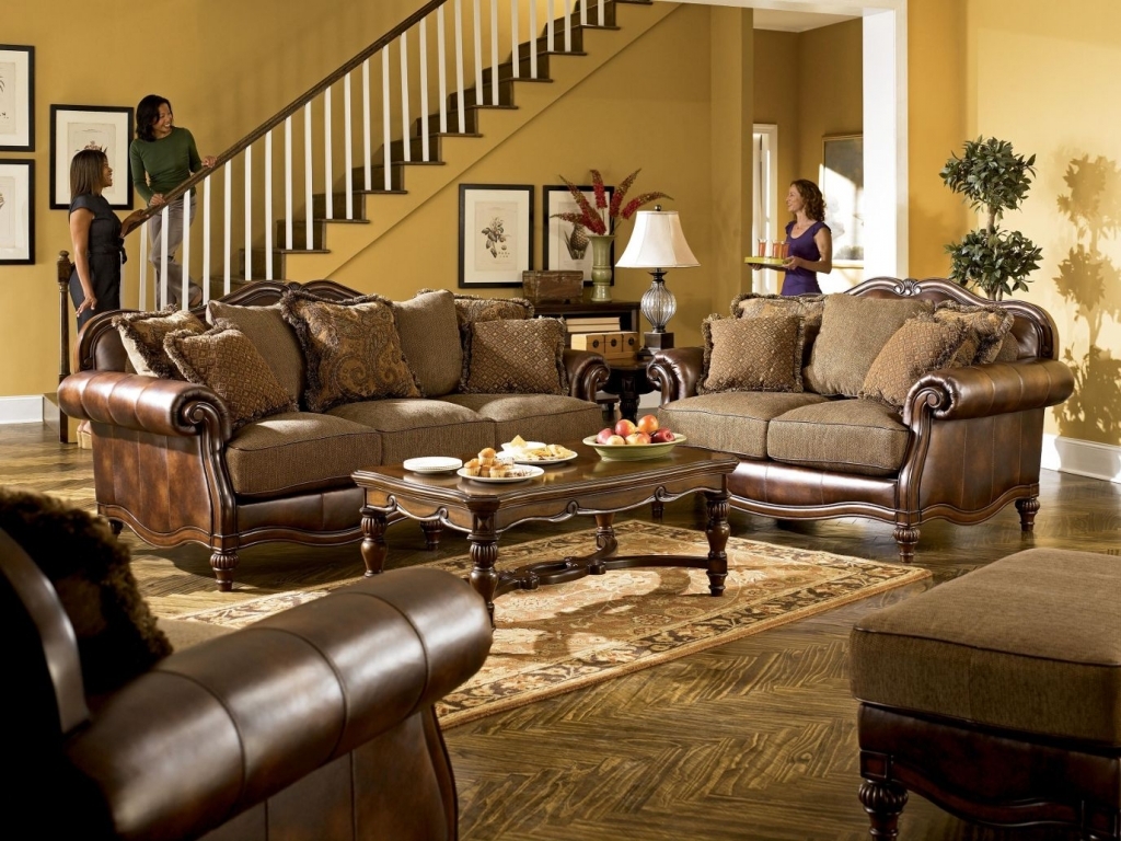 used ashley furniture living room sets