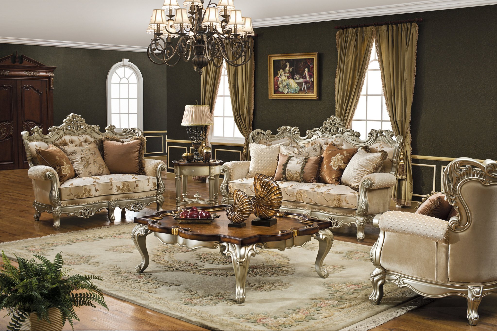 formal living room size