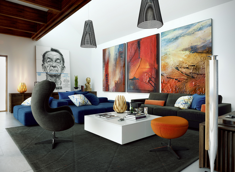 Living room art - 20 methods to make a bare room pop | Hawk Haven