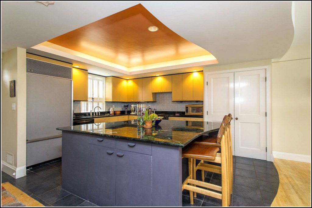 l shaped kitchen lighting plan