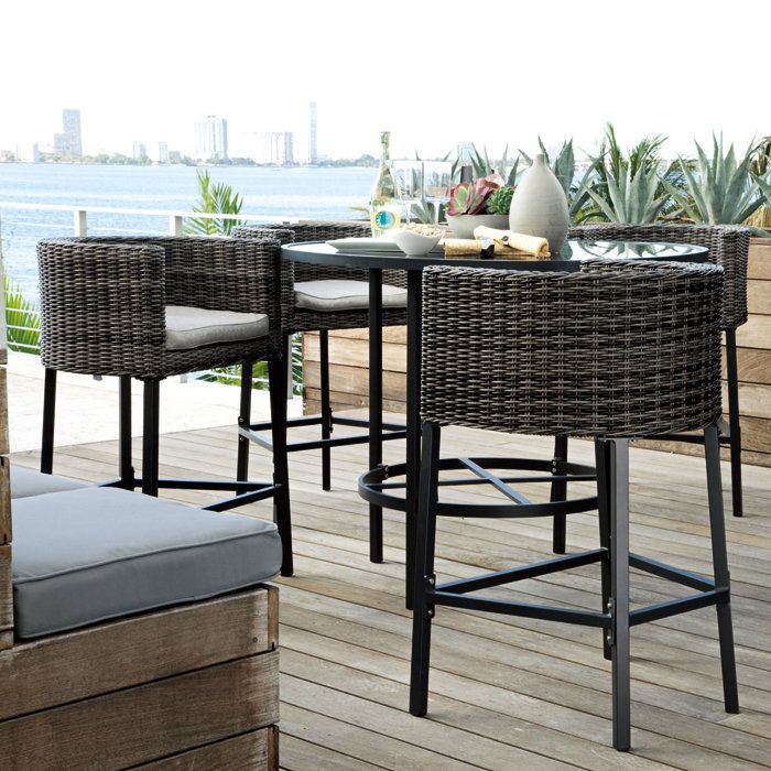 Outdoor bar height furniture sets | Hawk Haven