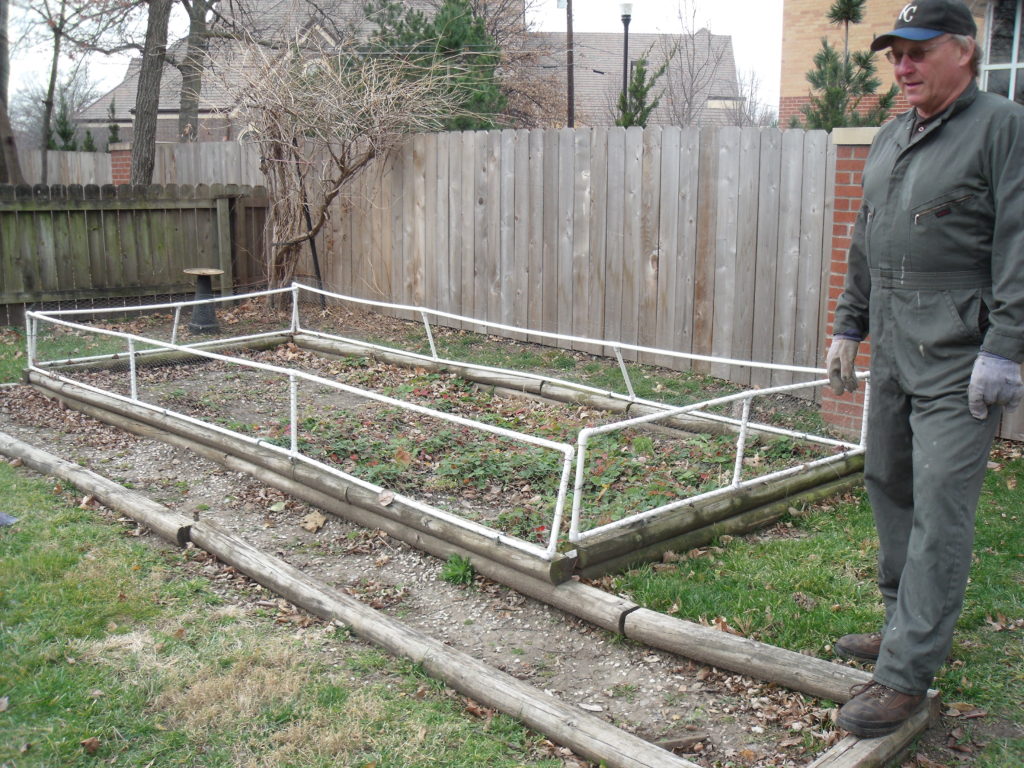 Vegetable garden fence height Hawk Haven