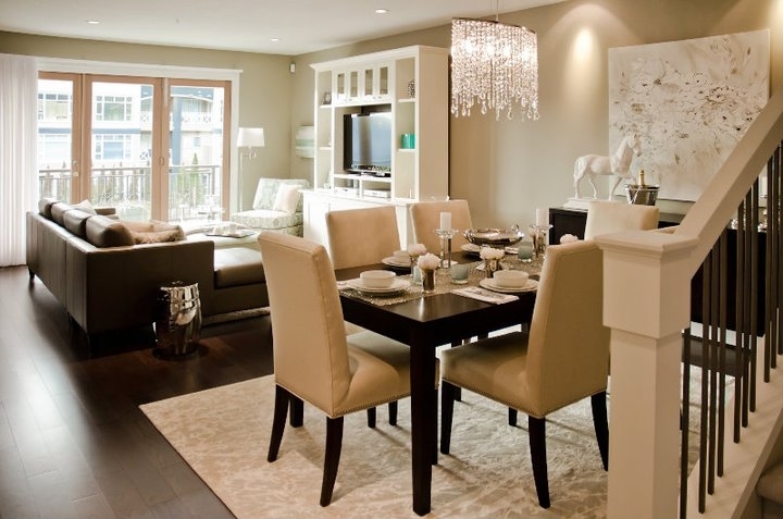 Dining Room on a Living Room Design | Hawk Haven