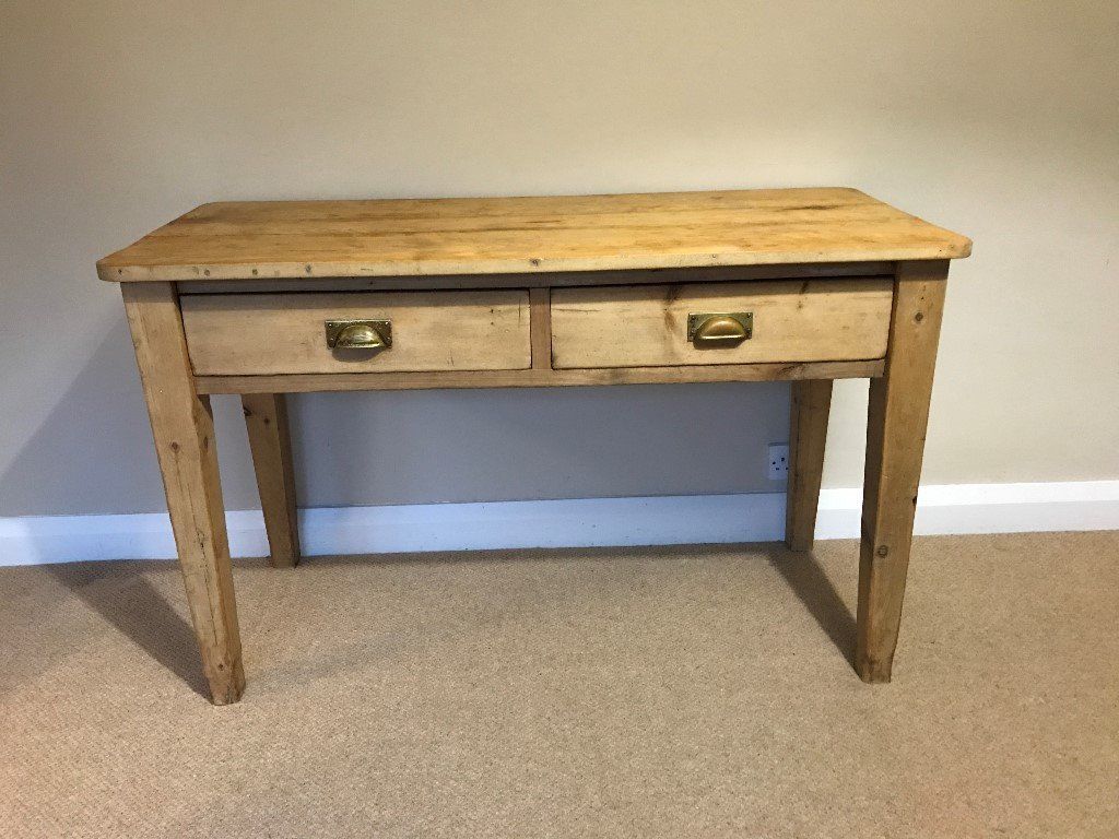 antique kitchen table with drawer