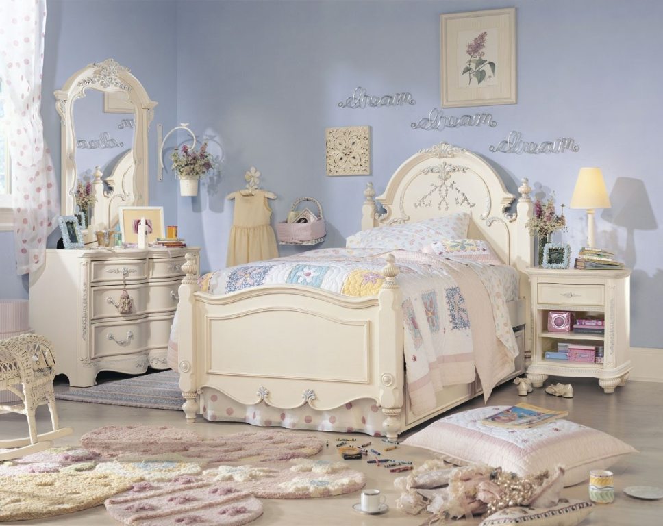 girls white bedroom sets