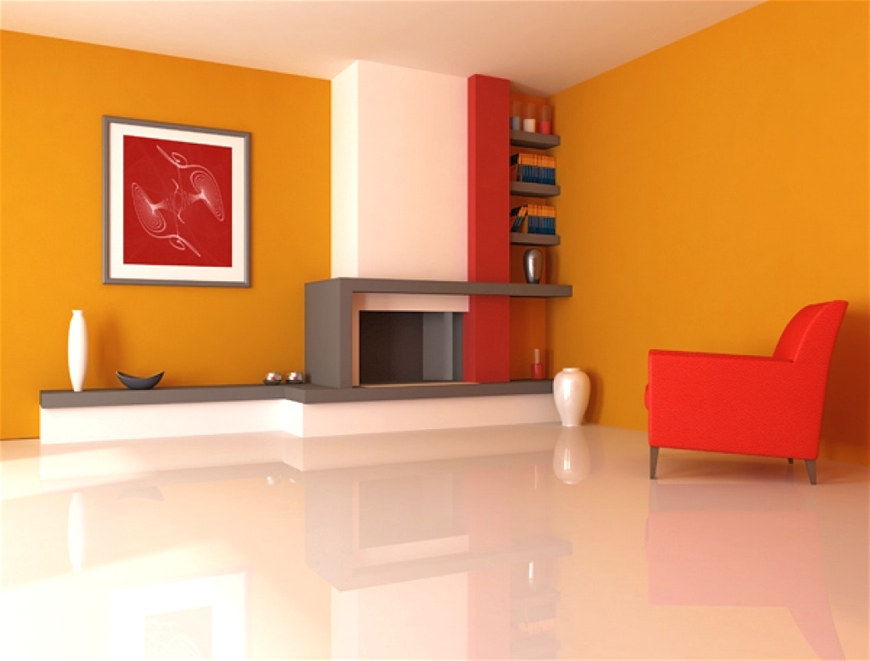 asian living room colour