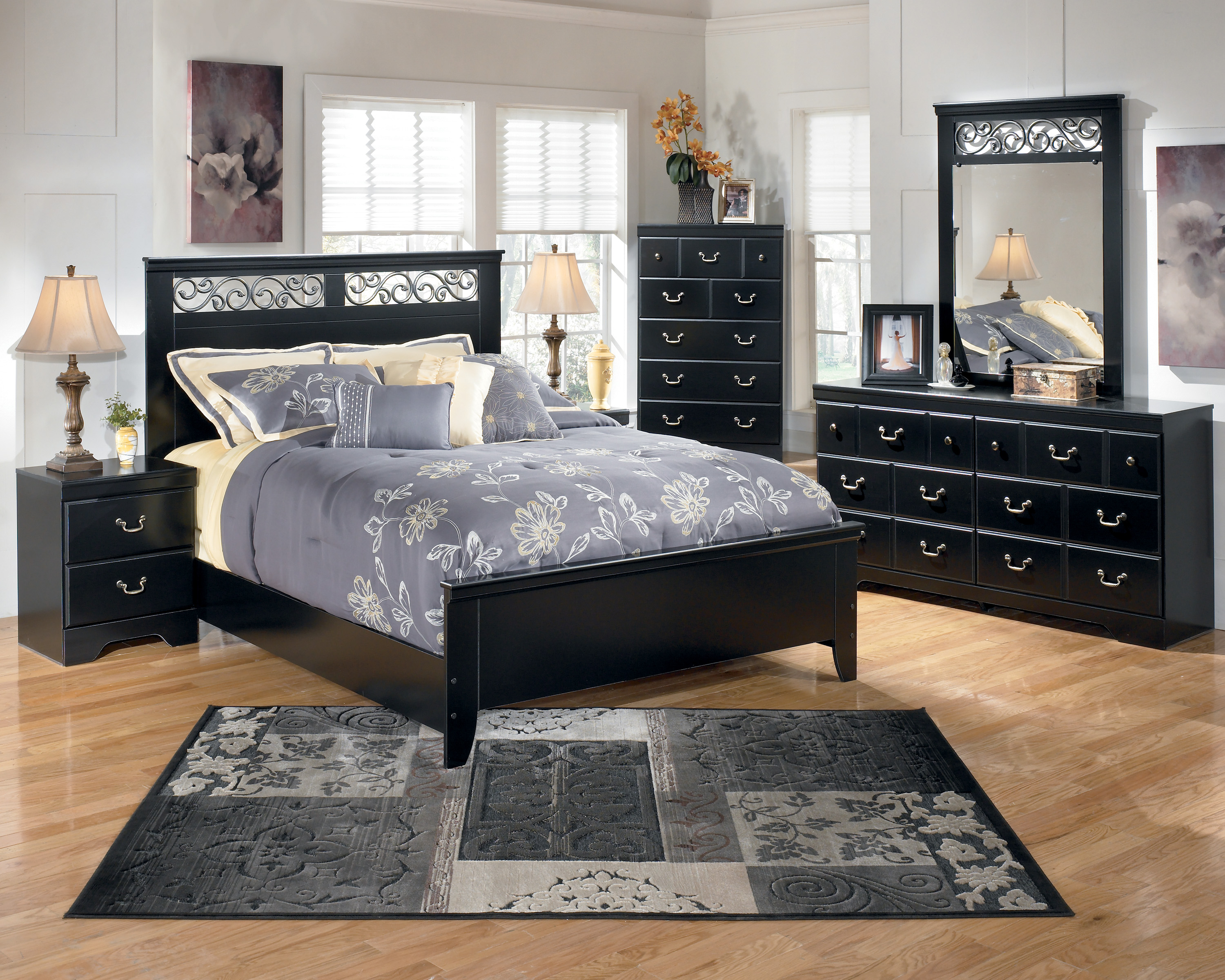black gloss bedroom furniture set uk