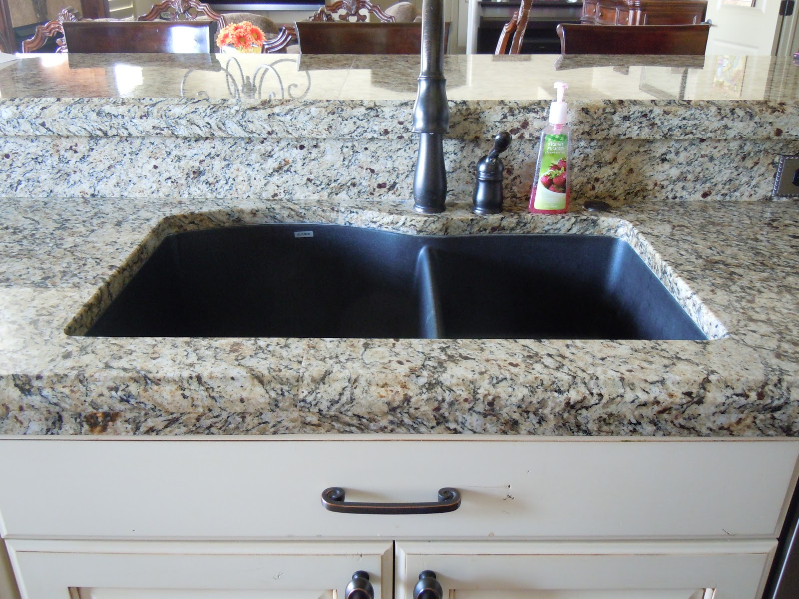 granite kitchen sink care
