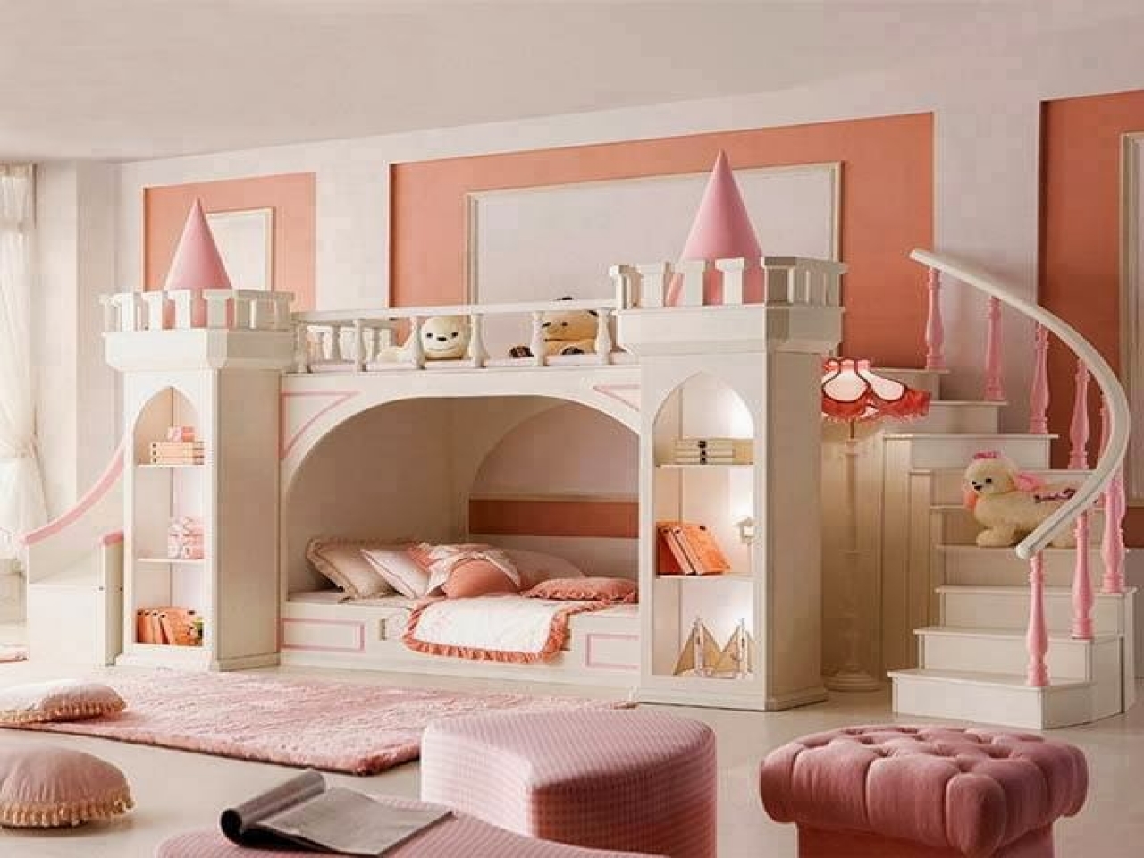girl bunk bed bedroom furniture