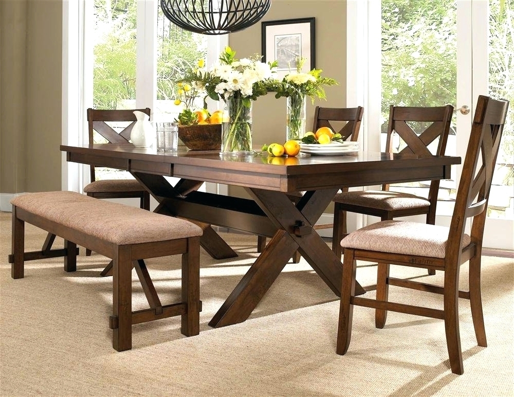 dining room with bench seats