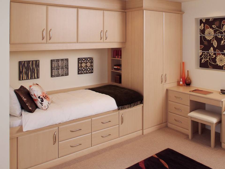 built in bedroom furniture for small rooms