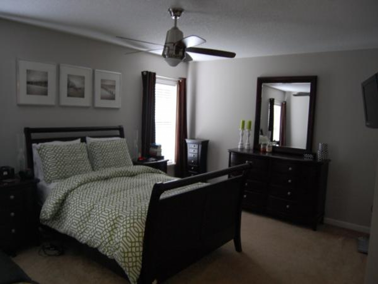 Gray Bedroom Black Furniture Hawk Haven