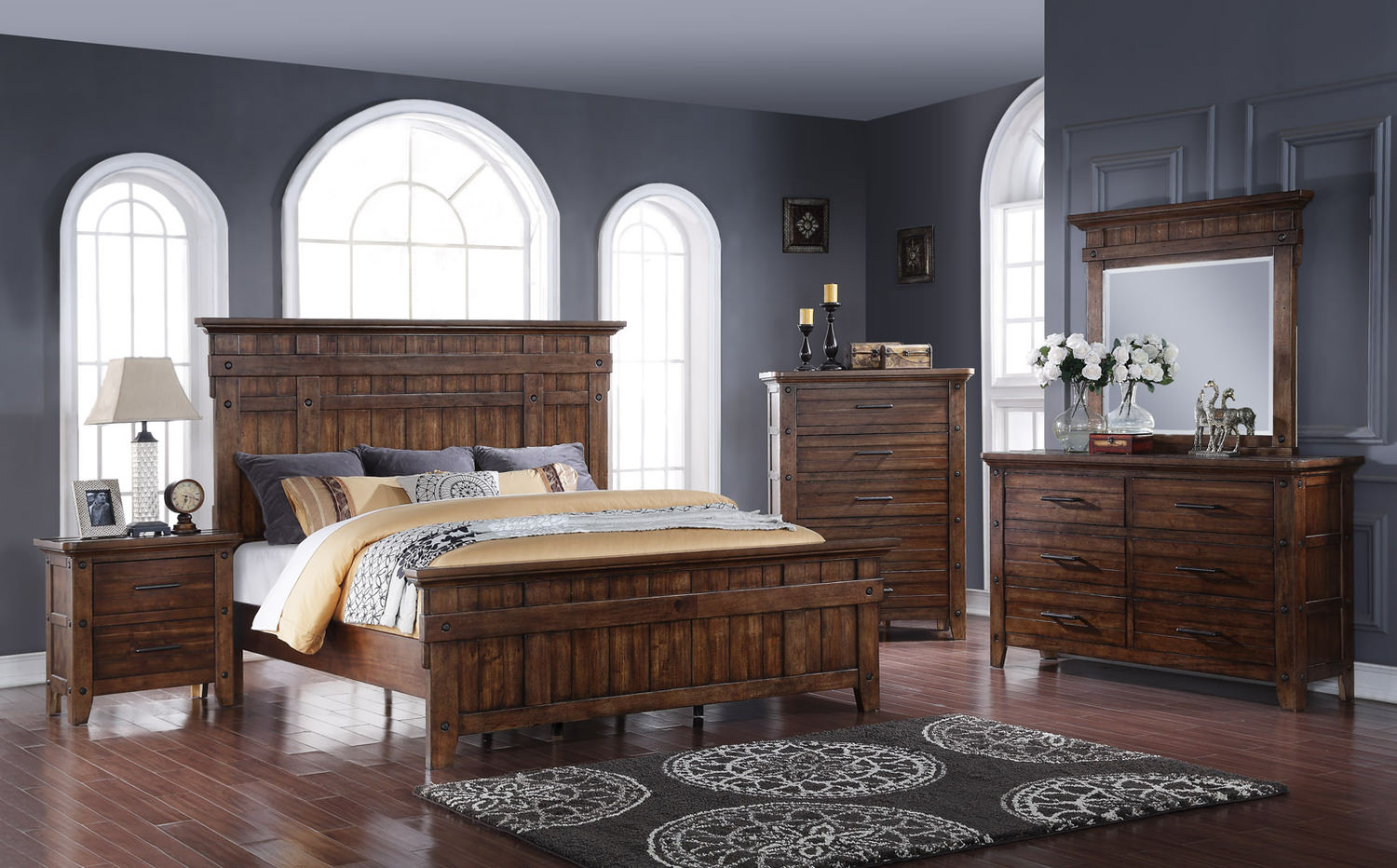 hom furniture brooklyn bedroom set