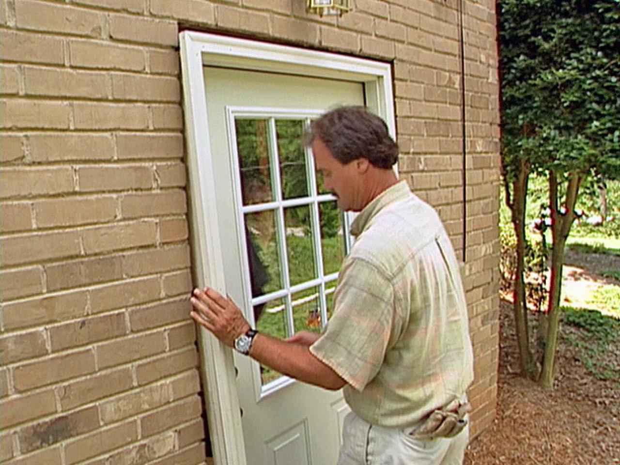 Install French Doors Exterior Wall Hawk Haven
