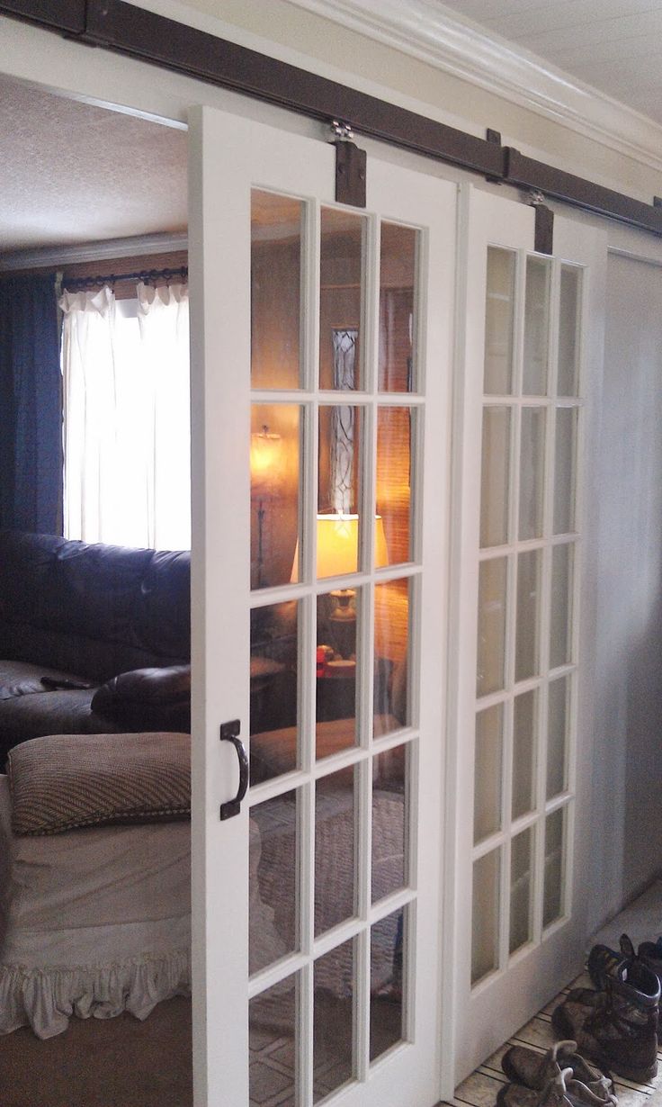 Interior french doors sliding Hawk Haven