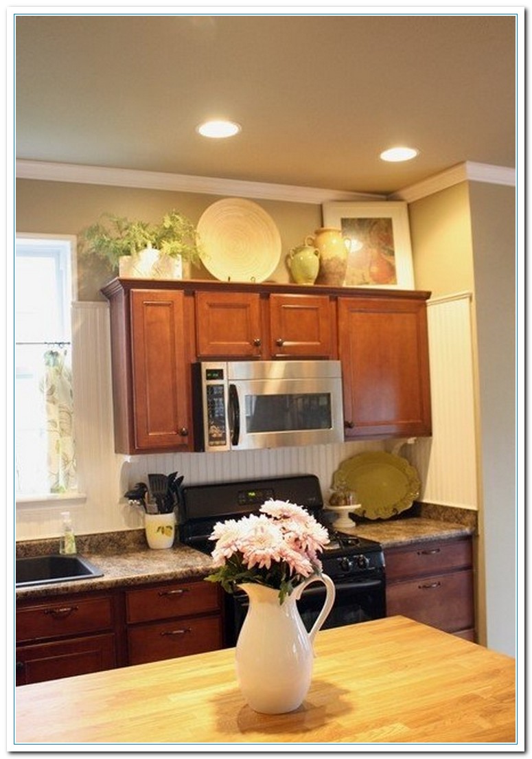 Kitchen cabinet decorating ideas above | Hawk Haven