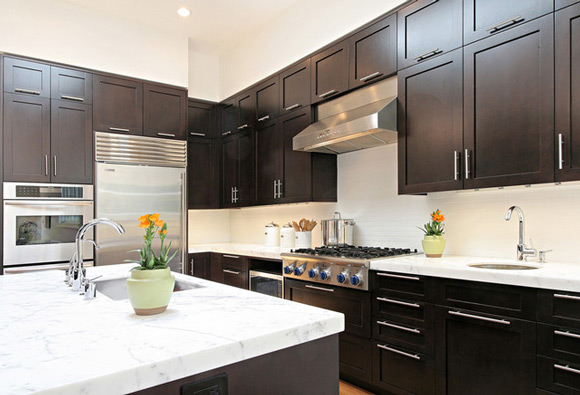 Kitchen design ideas with dark cabinets | Hawk Haven