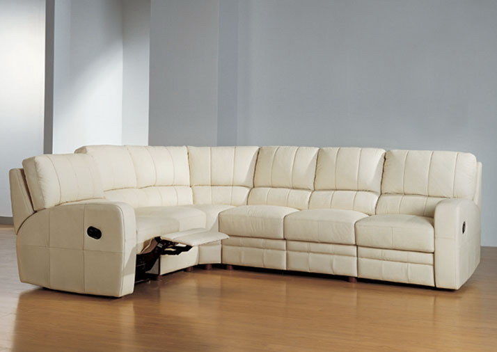 aerie bicast leather sectional sofa bed