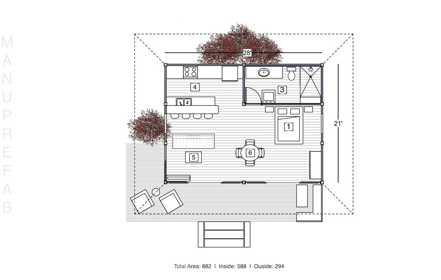 Outdoor kitchen floor plans Hawk Haven