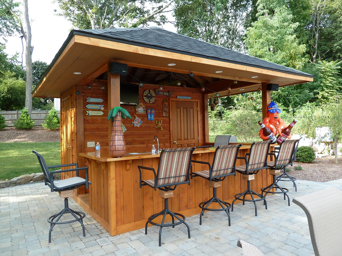 Outdoor Pool And Bar Designs Hawk Haven