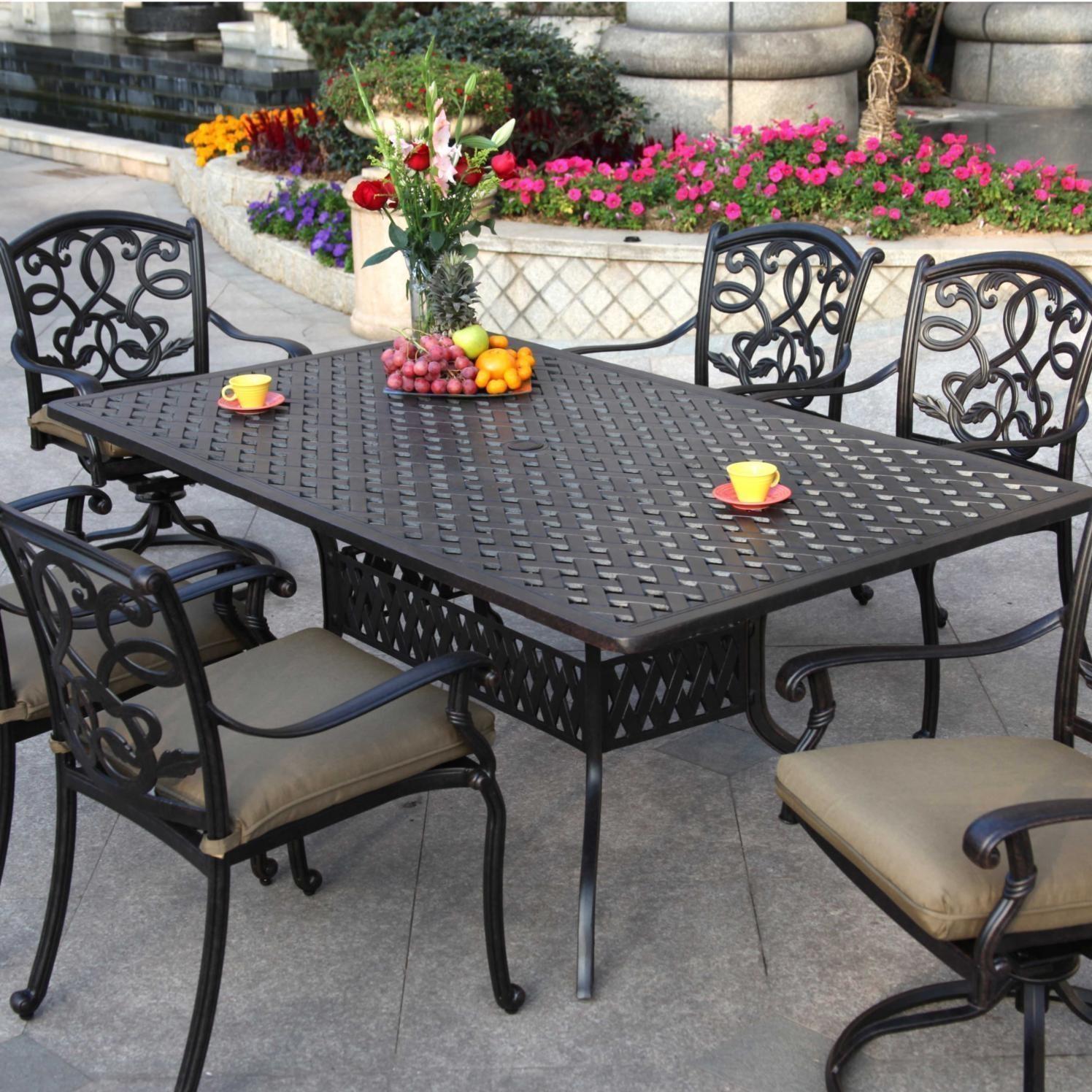 Patio dining sets for 6 | Hawk Haven