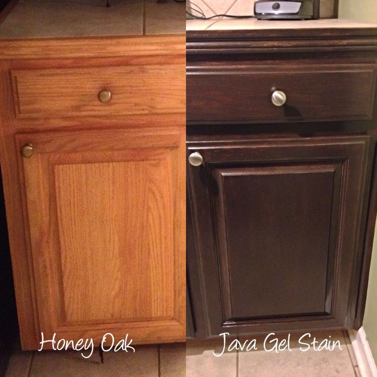 Refinishing Kitchen Cabinets Gel Stain Hawk Haven
