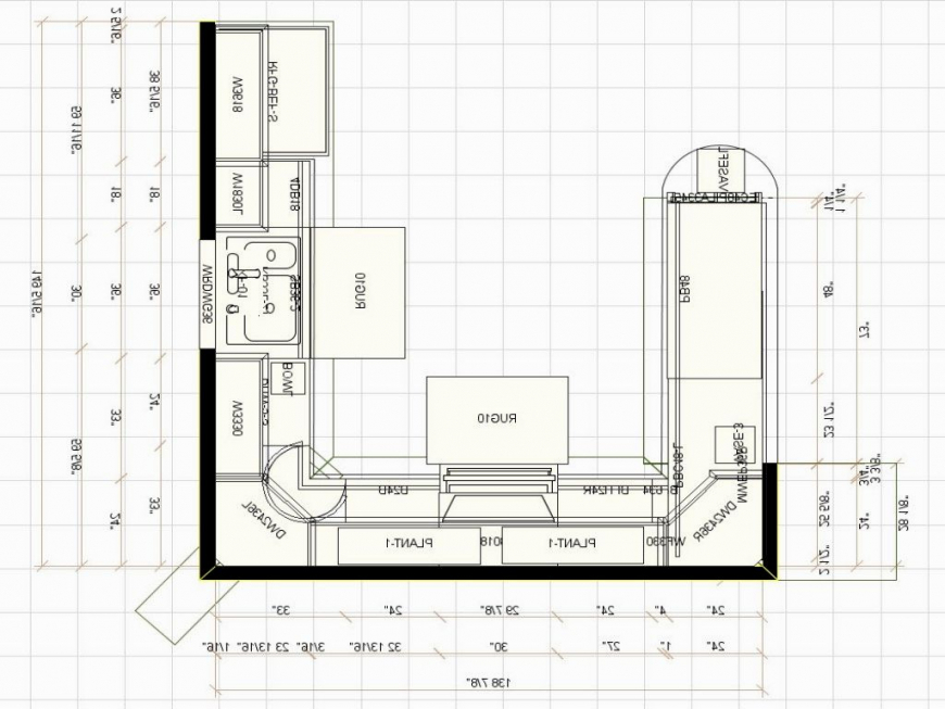 U shaped kitchen floor plans | Hawk Haven