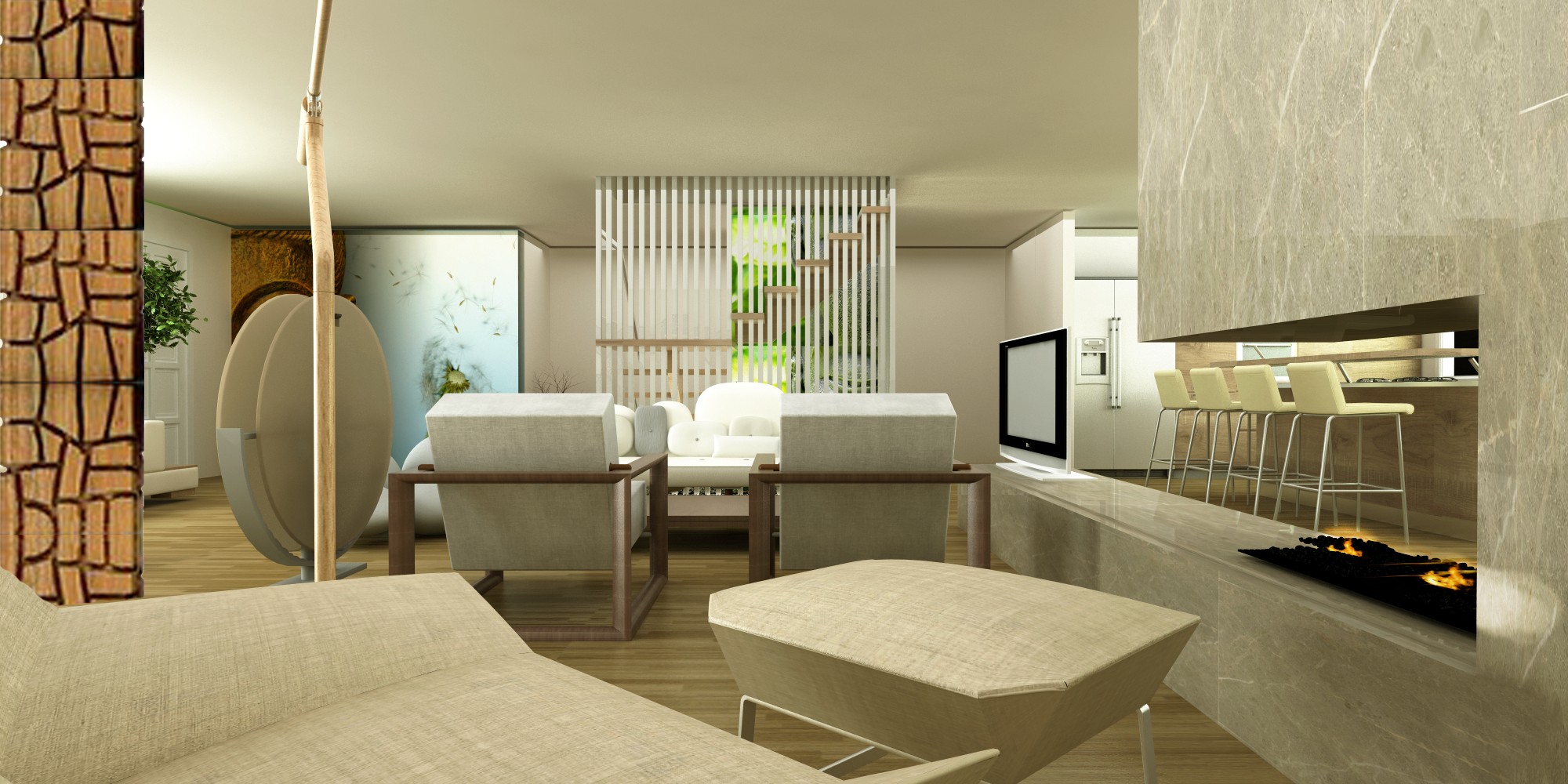 zen apartment living room ideas