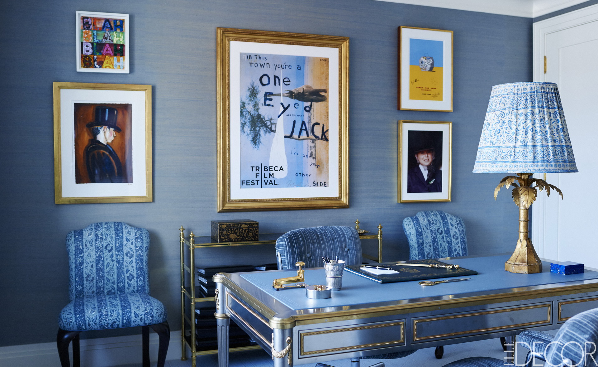 Blue living room – 35 shades of blue