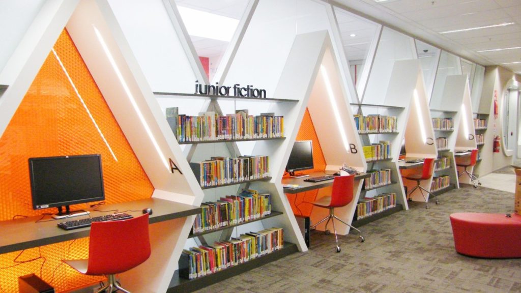 Library Interior Design Planning