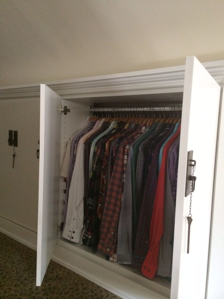 Attic bedroom closet solutions | Hawk Haven