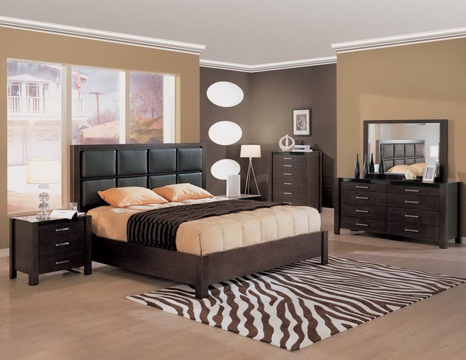 Bedroom black furniture paint colors