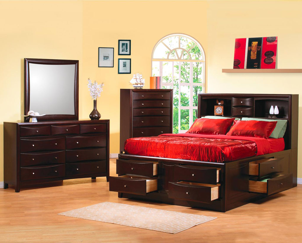 Bedroom furniture sets with storage