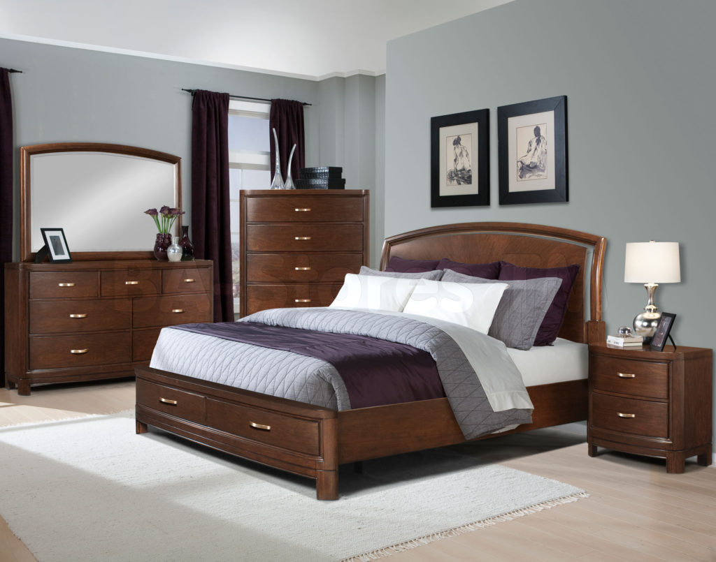 Bedroom ideas with brown furniture