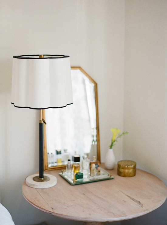 Bedroom table lamp height