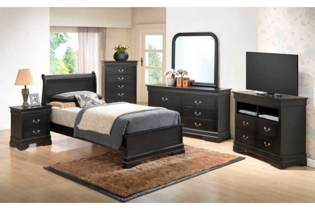 Black twin bedroom furniture