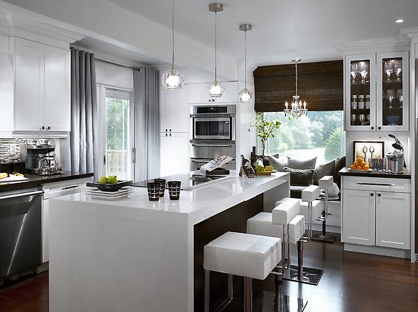L shaped kitchen with island designs