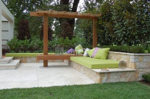 Contemporary garden seating ideas