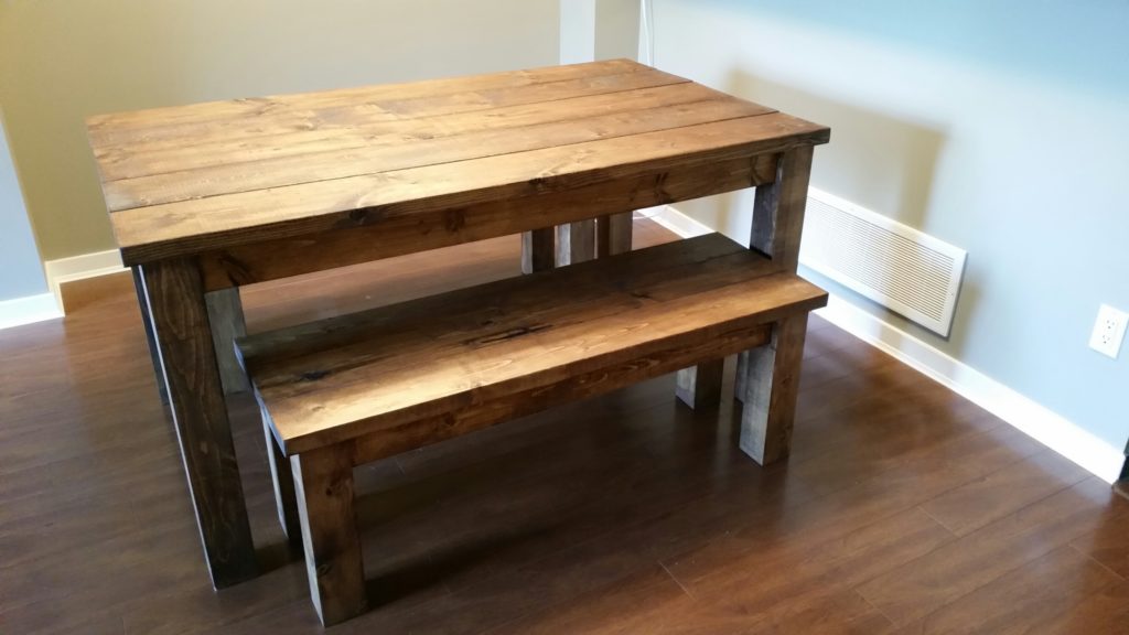 Dining tables with bench seats - Hawk Haven
