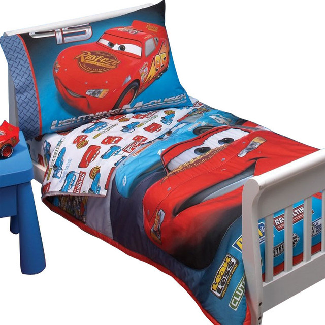 Disney cars toddler bed set kids