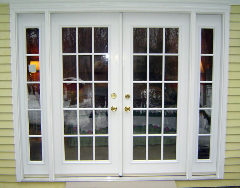 Fiberglass french doors exterior Hawk Haven