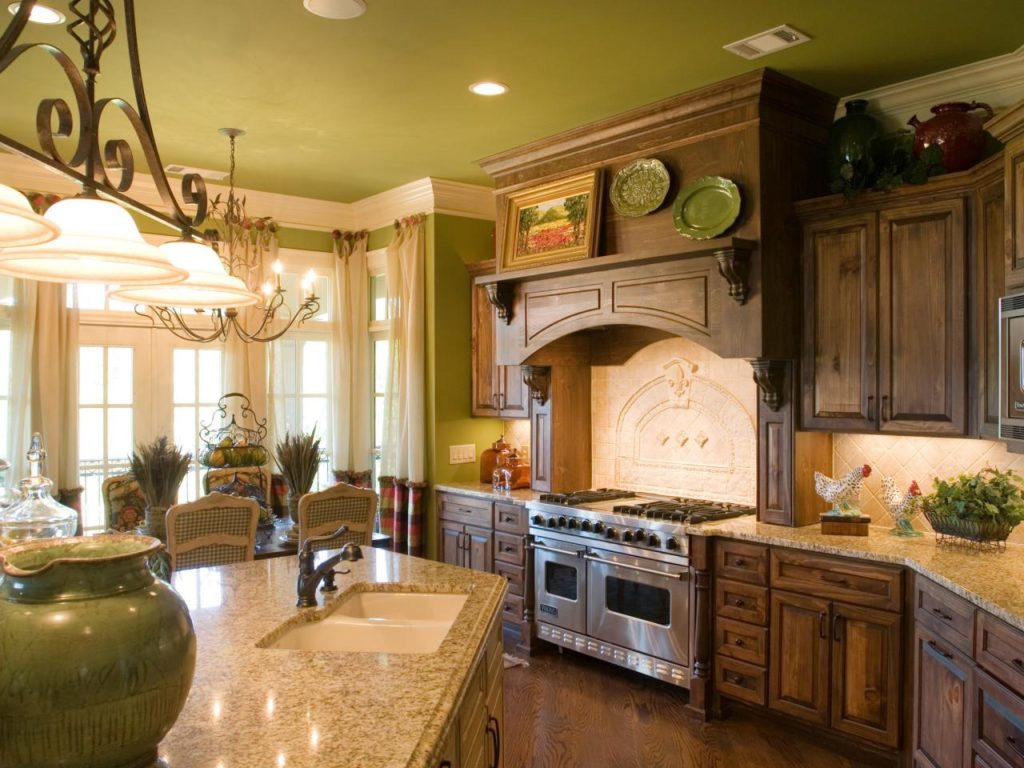French country kitchen colors