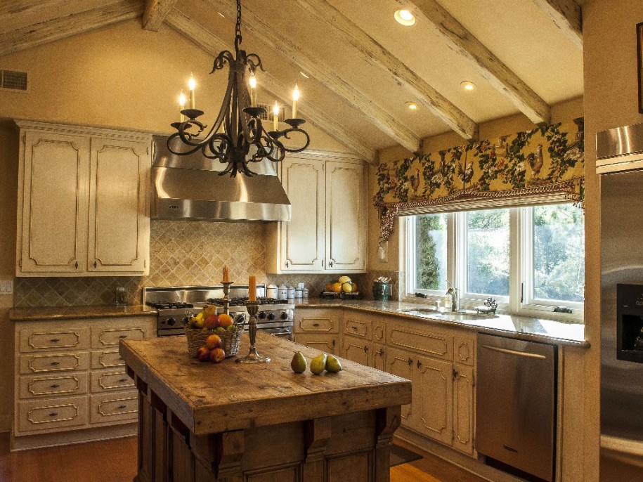 French country kitchen gallery