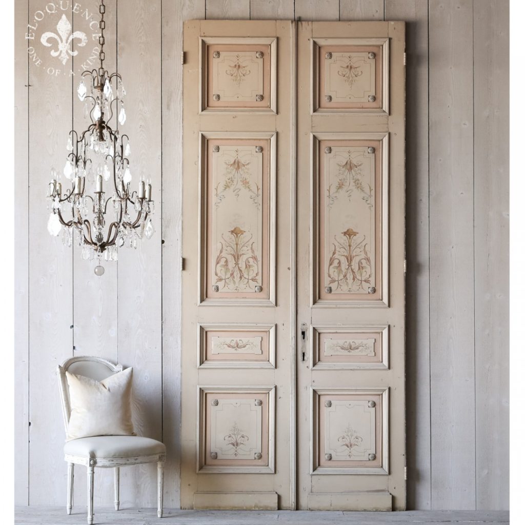 French doors interior antique