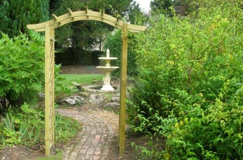 Garden entrance ideas