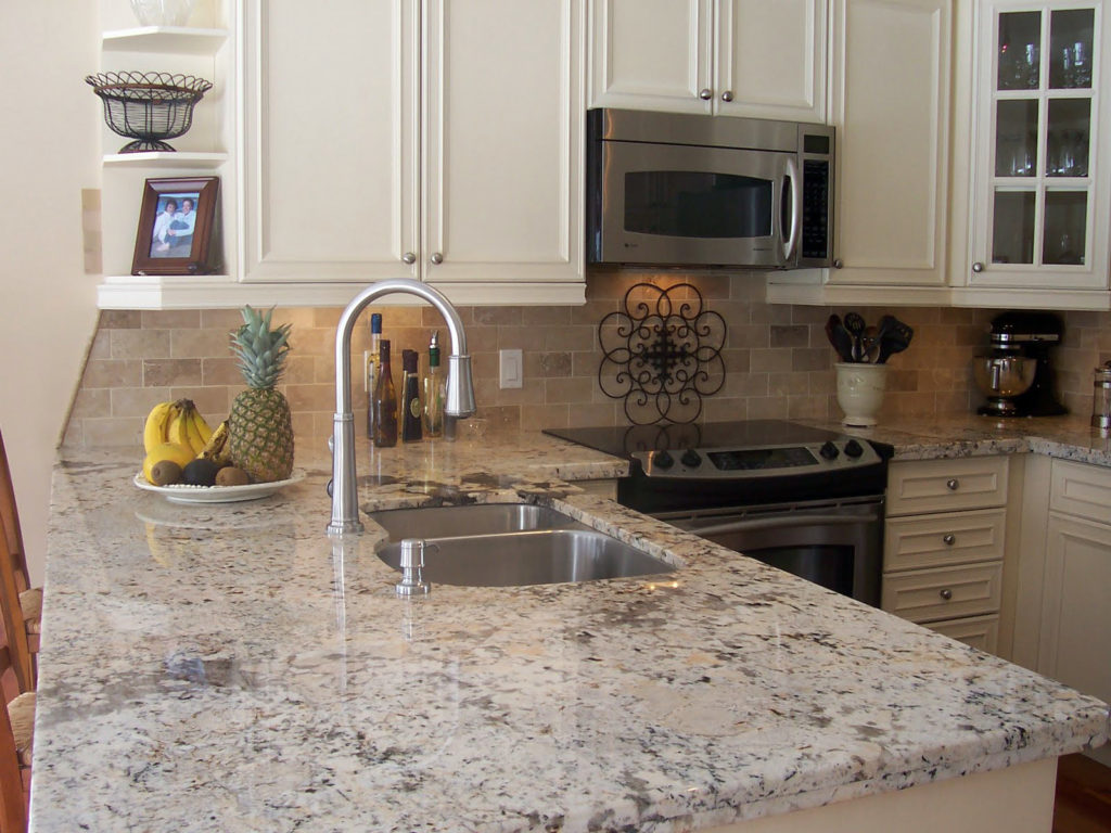 Granite kitchen countertops pictures