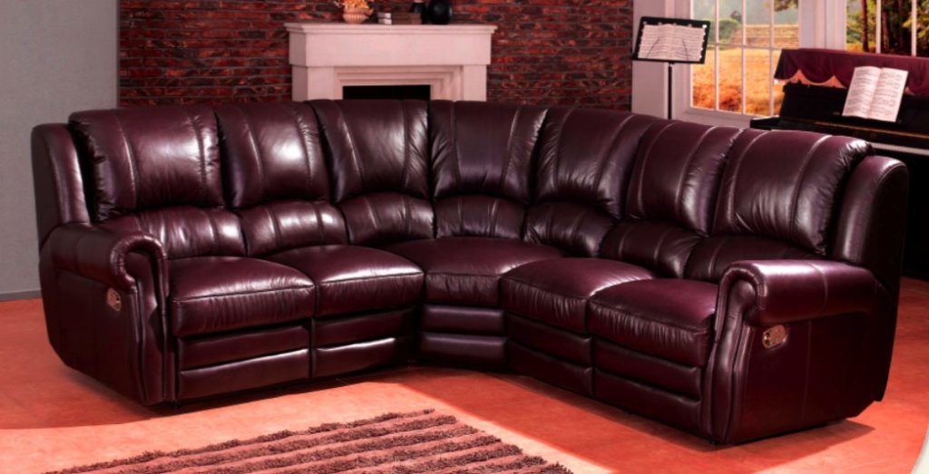 High end leather sectional sofas