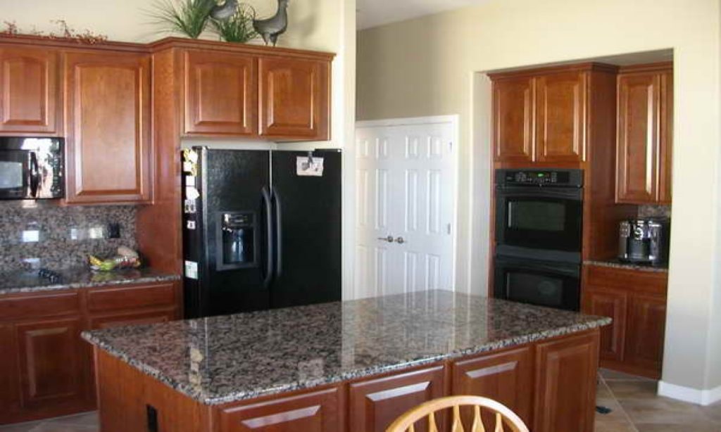 Kitchen design ideas black appliances - Hawk Haven